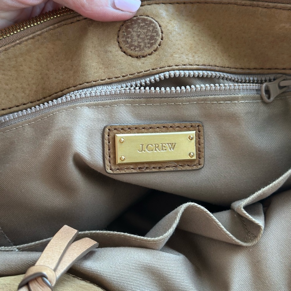 J. Crew Brown Leather Shoulder Bag - Picture 5 of 11